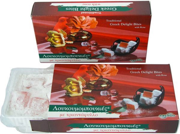 Greek Delight with rose 200g Greek Delight with rose 200g