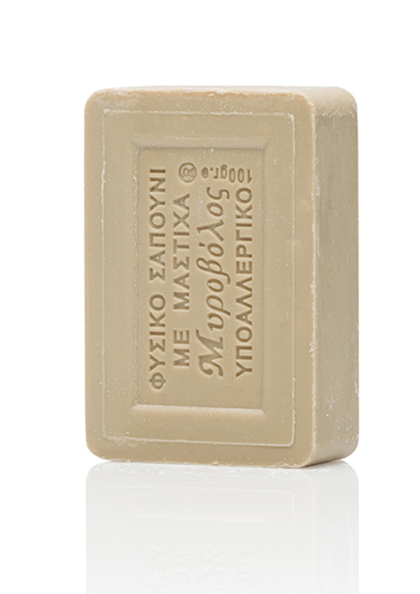 Green Mirovolos olive oil soap with mastic Green Mirovolos olive oil soap with mastic