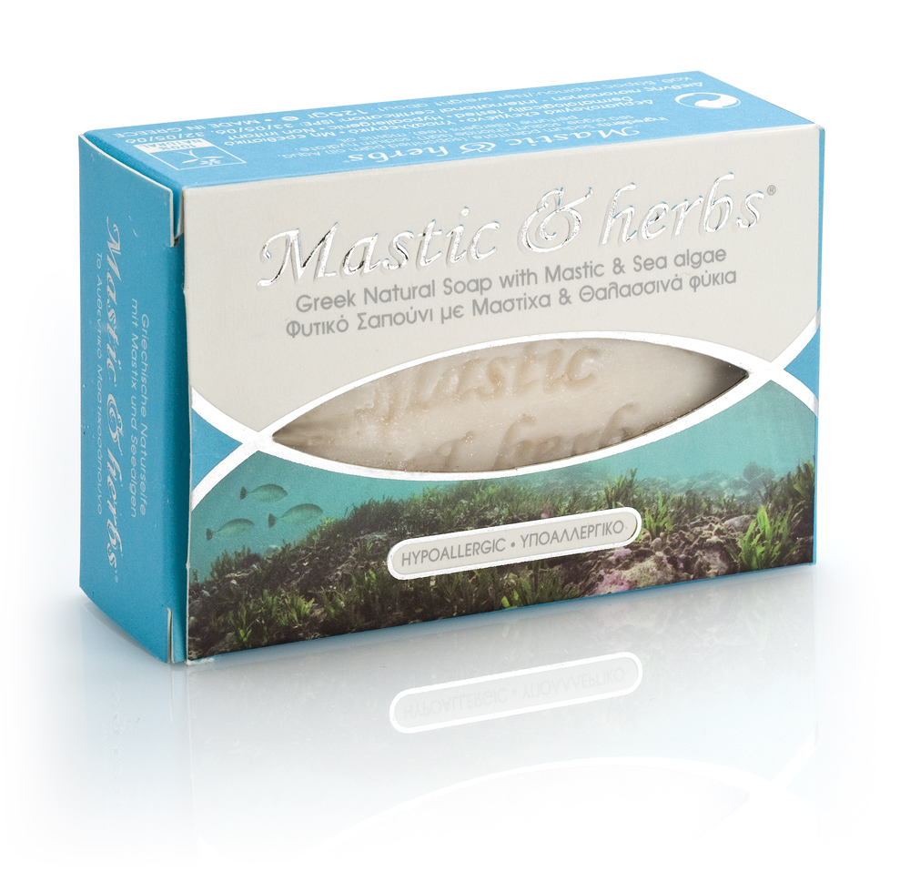 Mastic & herbs soap with sea algae Mastic & herbs soap with sea algae