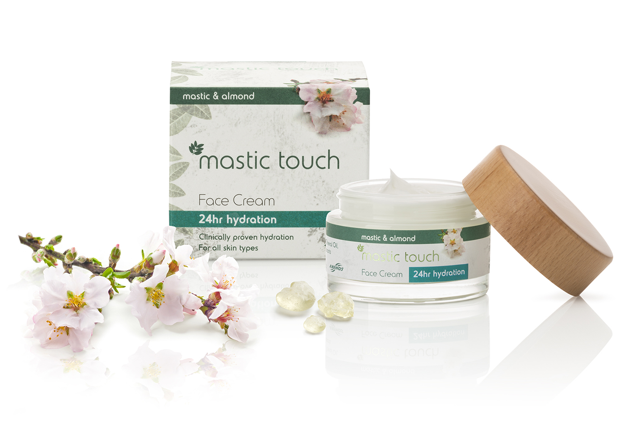 24h Hydration mastic touch face cream with mastic & almond 50ml 24h Hydration mastic touch face cream with mastic & almond 50ml