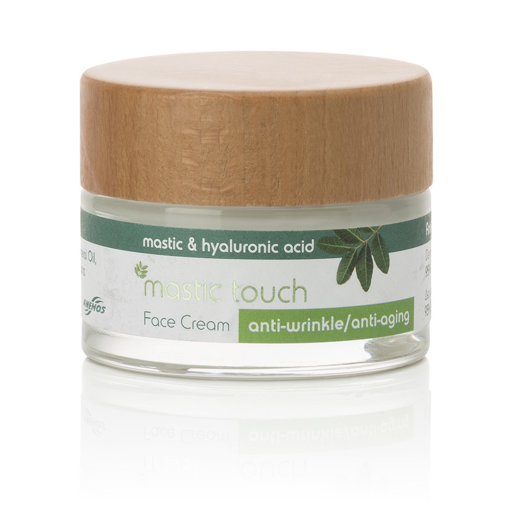 Anti wrinkle, anti ageing cream with Mastic & Hyaluronic Acid 50ml Anti wrinkle, anti ageing cream with Mastic & Hyaluronic Acid 50ml