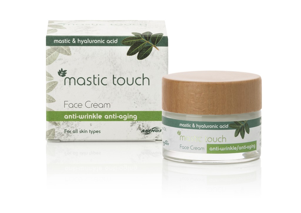 Anti wrinkle, anti ageing cream with Mastic & Hyaluronic Acid 50ml Anti wrinkle, anti ageing cream with Mastic & Hyaluronic Acid 50ml