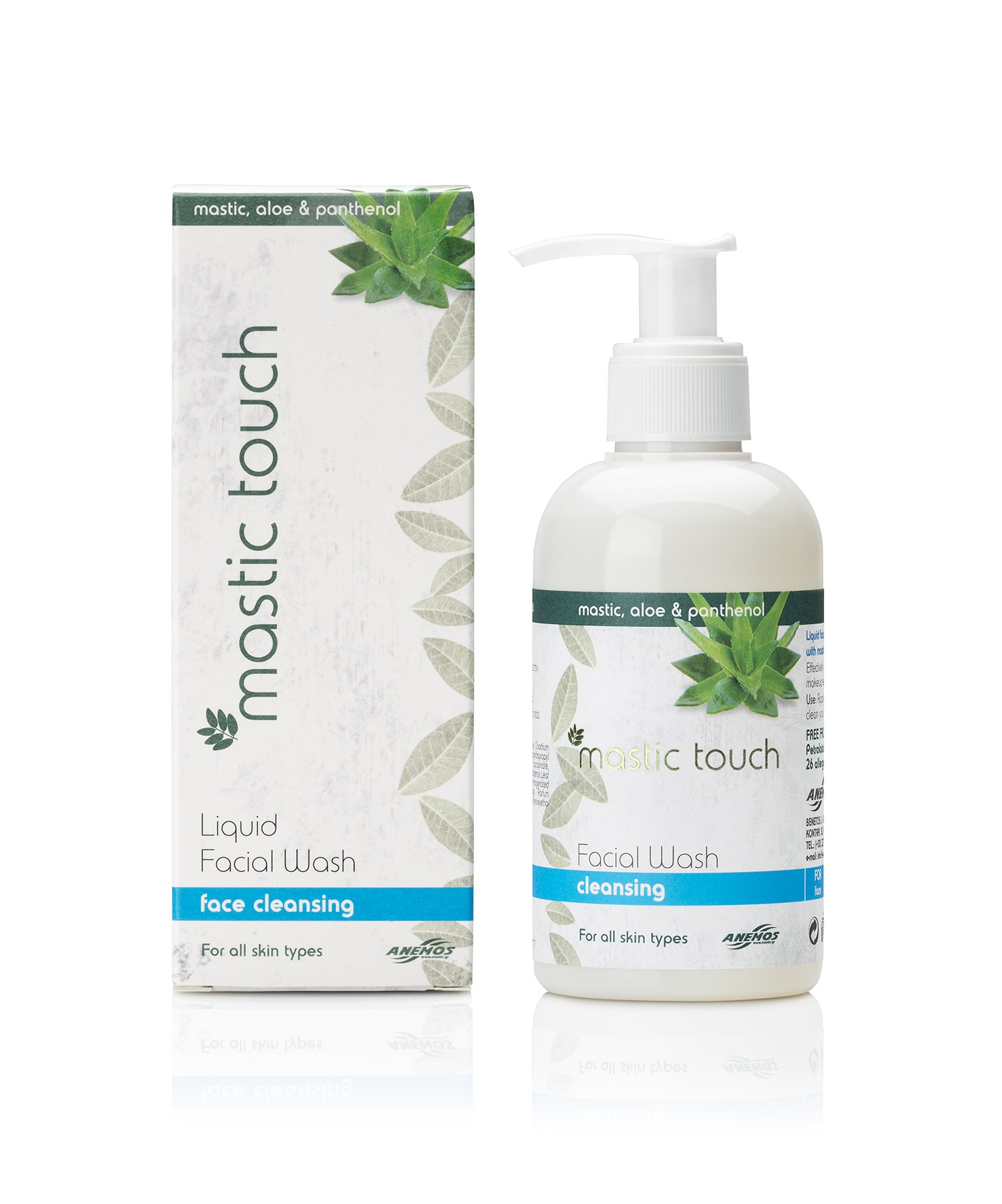 Facial wash mastic touch with mastic, aloe and panthenol 200ml Facial wash mastic touch with mastic, aloe and panthenol 200ml