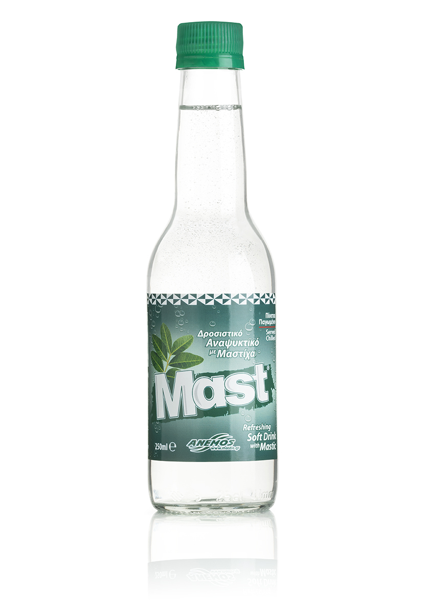 MAST Bottle 250ml LQ Mast soft drink with mastic glass bottle 250ml - Image 1