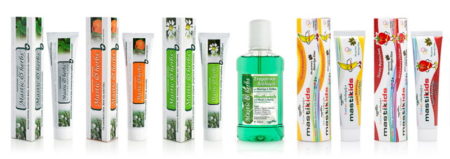 Toothpastes & mouthwash with Mastic