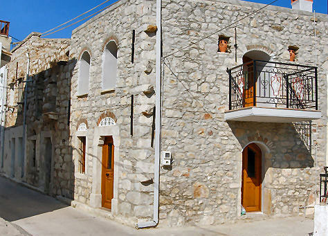 Stone built house in Armolia, Chios