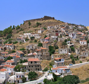 Volissos Village in North Chios