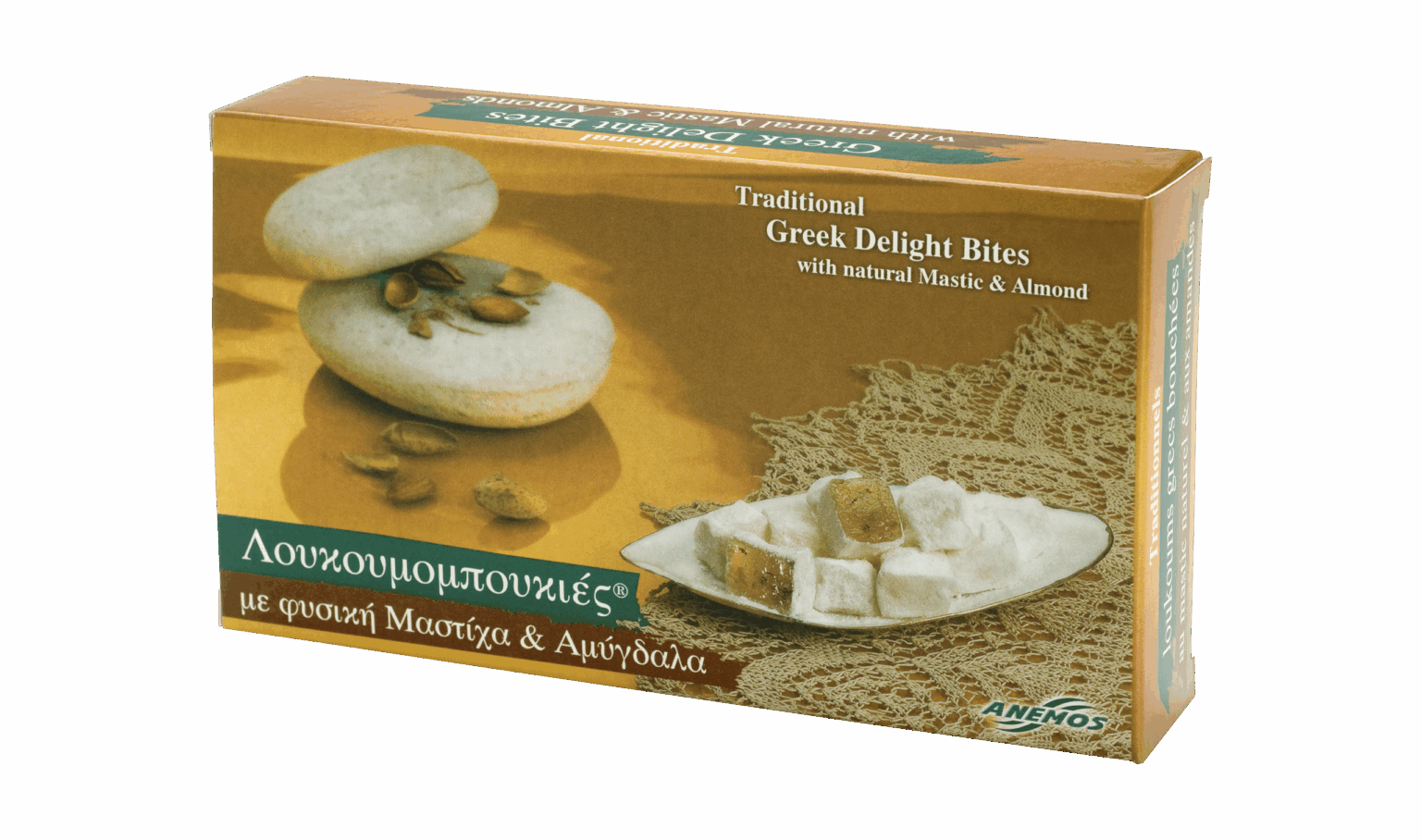 Greek Delight with natural mastic and almonds 200g