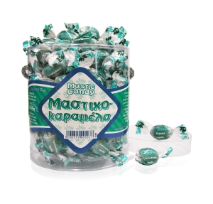 Mastic Candy Crystal Plastic Oval